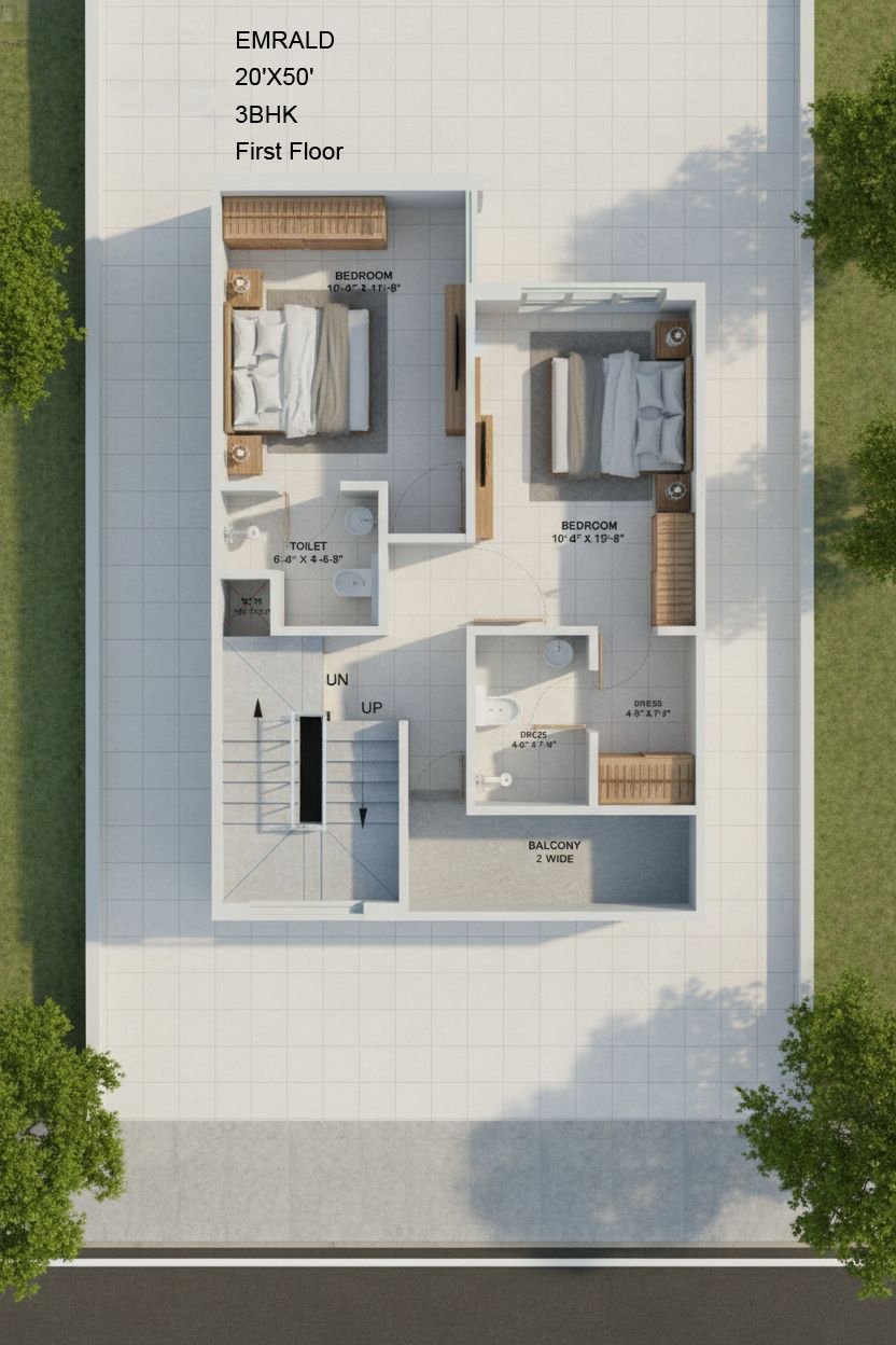 The Diamond - 4 BHK Luxury Duplex | Aashirwad Homes - Photo